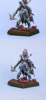 Depora Azinrae, Dark Elf by Minicreatures