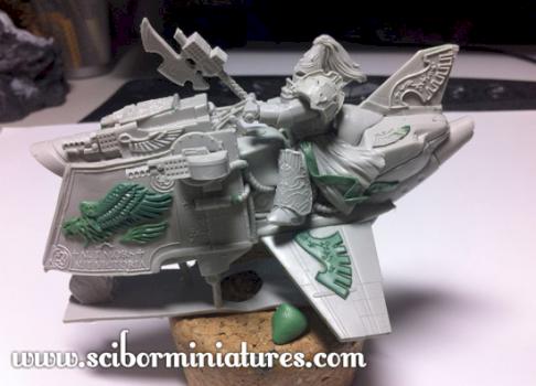 SF Roman Legionary on Jet Bike by Scibor