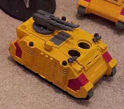 Imperial Fists Razorback (2) by PaganLinuxGeek