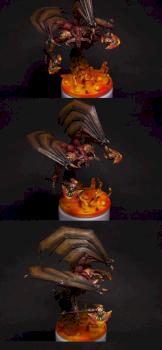 Daemon Prince of Khorne by Brovatar