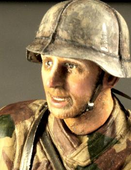 1/16 scale figure of German Grenadier with Panzerfaust by Finecraftpoland