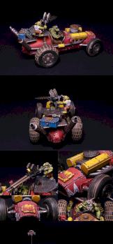 Ork Warbuggy - Golden Demon and Hussar Finalist by Zgryd