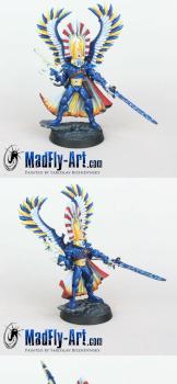 Eldar Autarch with Power Weapon by MadFlyArtStudio