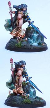 Alastriel, Elf Sorceress by Minicreatures
