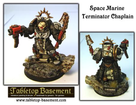 Space Marine Terminator Chaplain by Burns