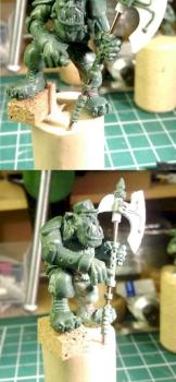 Blood axe Nob WIP by Troll kim