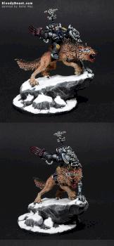 Space Wolves Wolf Lord on Thunderwolf by BloodyBeast.com