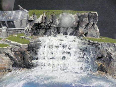 COMMISSION 18Pc 6+ ft River+Falls WARGAME TERRAIN by Foofighterubu