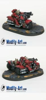 Blood Angels Attack Bike Squadron 2 by MadFlyArtStudio