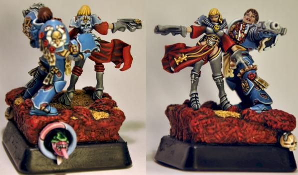 Ultramarine und Sororita by AndreX