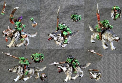 Goblin Wolf Riders by Grigory