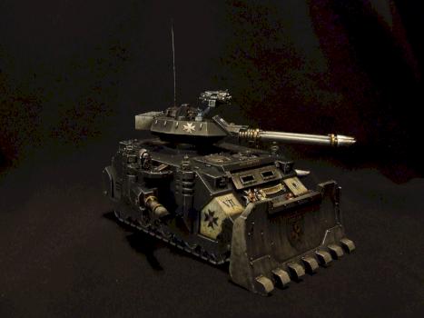 Black Templars 'Zweihander' Predator tankhunter. by Carcharadon