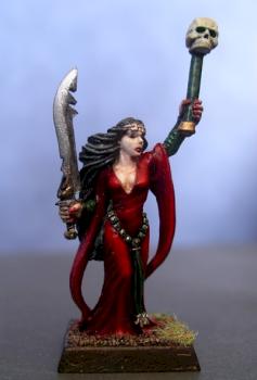 Dark Elf Sorceress by Black Fox