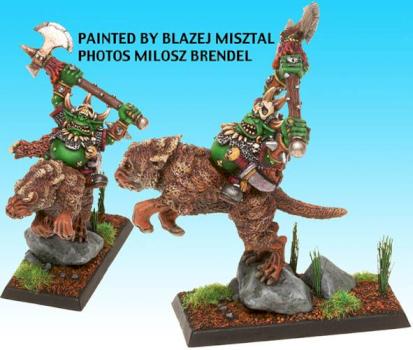 Goblin Big Boss on Wolf by bless