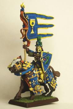 Bretonnian Grail Knight Unit Standard Bearer - Front by longbow