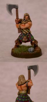 Gael Male w/ 2-Handed Axe by AGProductions
