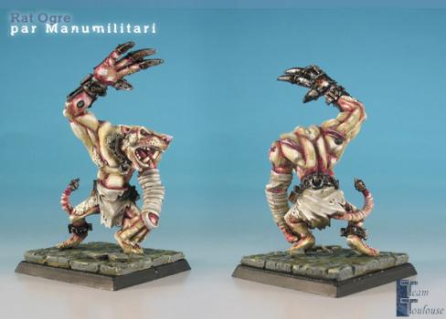 rat ogre skaven pour mordheim by Manumilitari