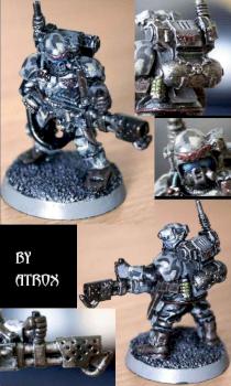 Imperial Guard - Stormtrooper with Flamethrower by atrox
