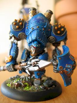 [Warmachine] Cygnar : Centurion - de face by FoFoF