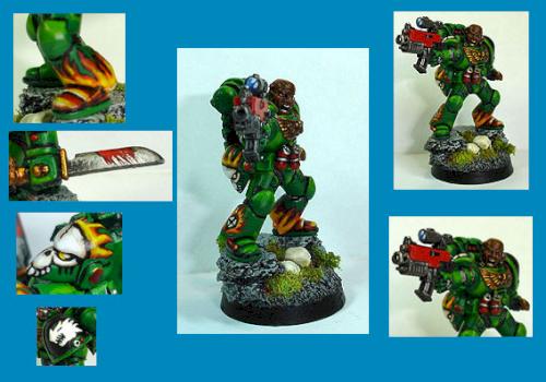 Salamander battle brother (more views) by Gereth