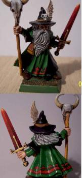 Old, lazy, magical Wizard by Gorim
