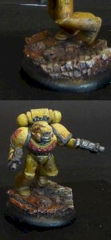 Imperial Fist Space Marine by jarhead