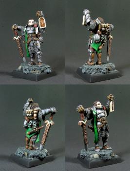 Marcus Gideon, Undead Hunter: Paladin Fighter Cleric by zombie dad