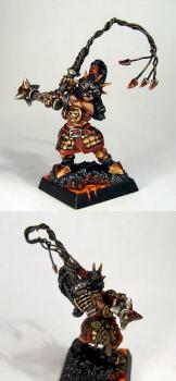 Chaosdwarf Gaoler by Snotling