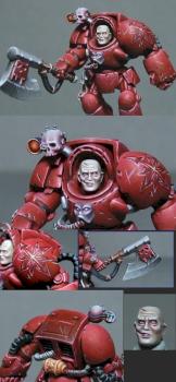 Chaos terminator marine by Routaporsas