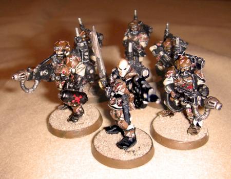Kasrkin Stormtroopers whit Demolition Charge by plasencia