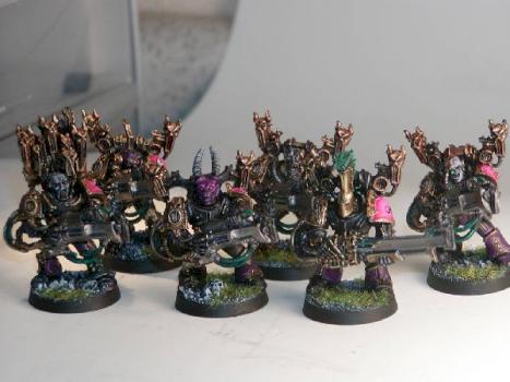 Squad of Slannesh Chosen C.S.M. by crimslain
