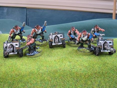 Imperial Guard Lascannon teams by poisondewelltk14