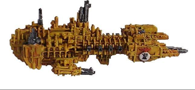 Imperial fist Strike Cruiser by Kendelfromfw