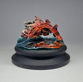 Epic scale Fire Raptor by Cuddledemon