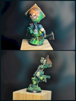 Ork Nob (more views) by EleusisMiniatures