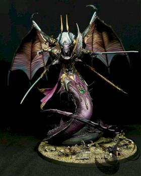 Fulgrim daemon primarch by RhinoAndNavelStudio