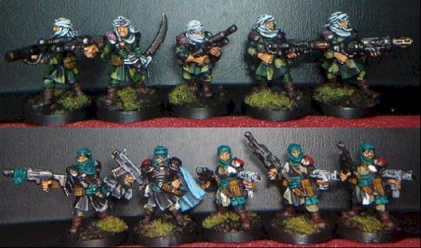 Veterans and Tallarn officials by vetroacciaio