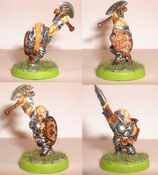 Chainmail Female Dwarf Warrior by TinySoldier