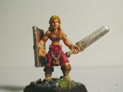Norse woman by XorgLeZombie