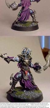 Drow fighter, with hand crossbow. by SiRiS