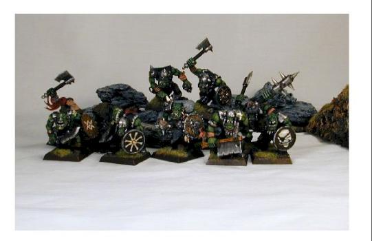 Warhammer Orcs by Cavepainter