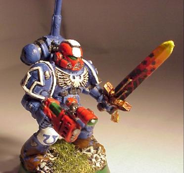 Ultramarines Veteran Sergeant by SolidSnake