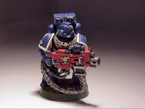 Ultramarines Heavy Bolter Devastator by SolidSnake