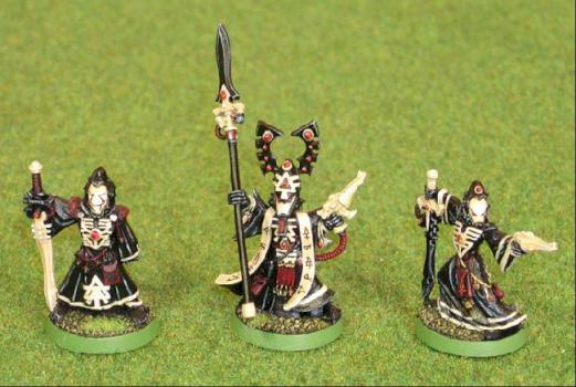 Ulthwé Farseer & Warlock bodyguards by Karma from FW