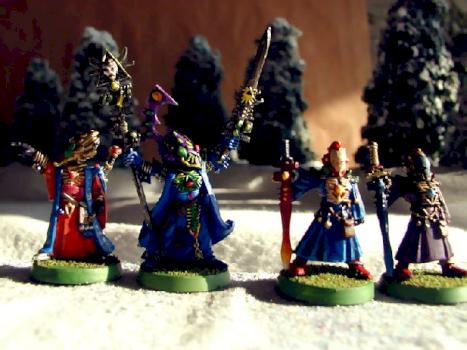 Eldar Seers by SockMonkey