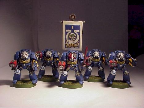 Ultramarines Terminator Squad by SolidSnake