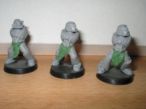 Salamander Space Marines WIP by gelaendeguru
