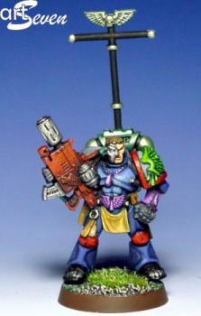 Space Marine Brother Captain Tycho by seltzer