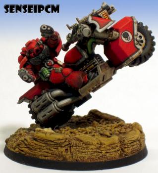 Blood Angel Wheelie Biker - by Phil Myers by senseipcm