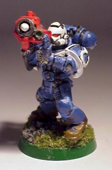 Ultramarines Tactical Marine by SolidSnake